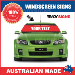 Windscreen Banner